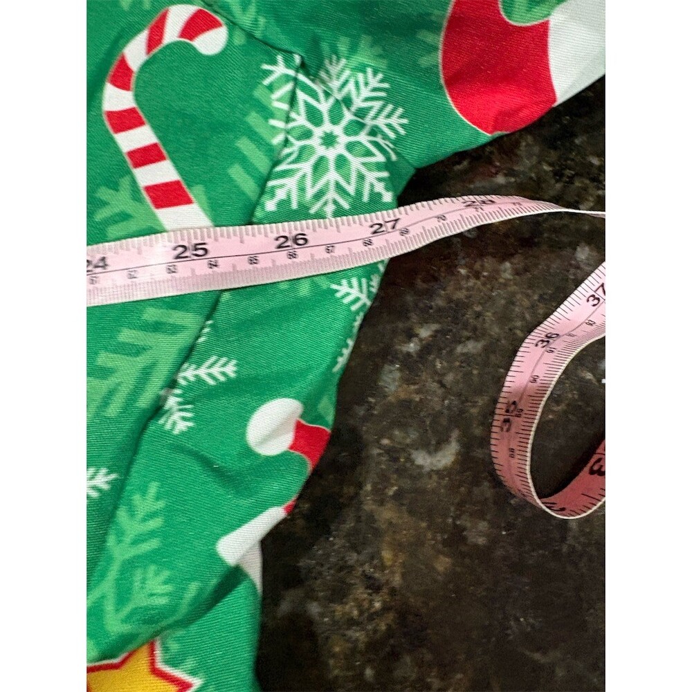 Offstream Men's Christmas Holiday Blazer Sport Coat Green 2XL Santa Hat - Picture 9 of 9